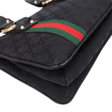 Gucci GG Monogram Bamboo Handbag