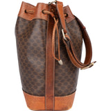 Celine Maccadam Monogram Bucket Shoulder Bag