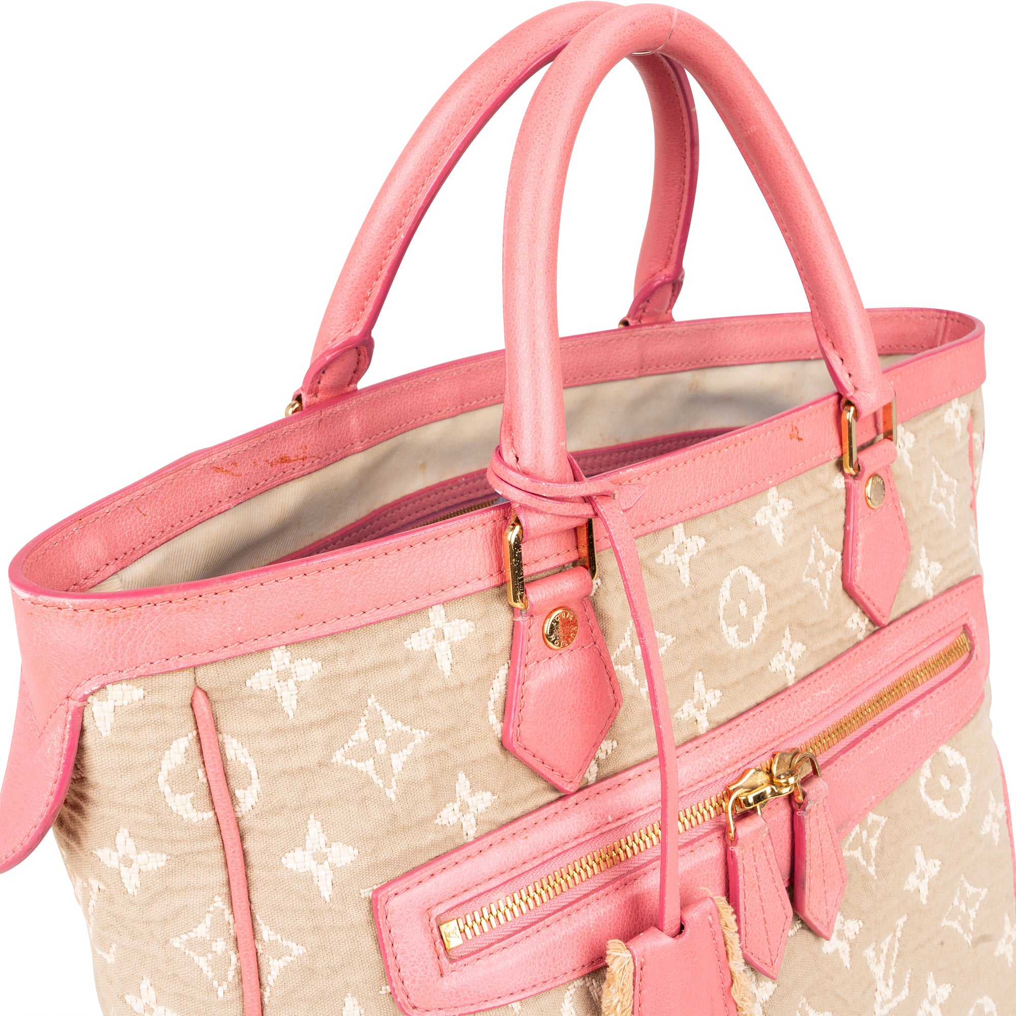 Louis Vuitton Denim Monogram Sabbia Handbag - vintageandkickz