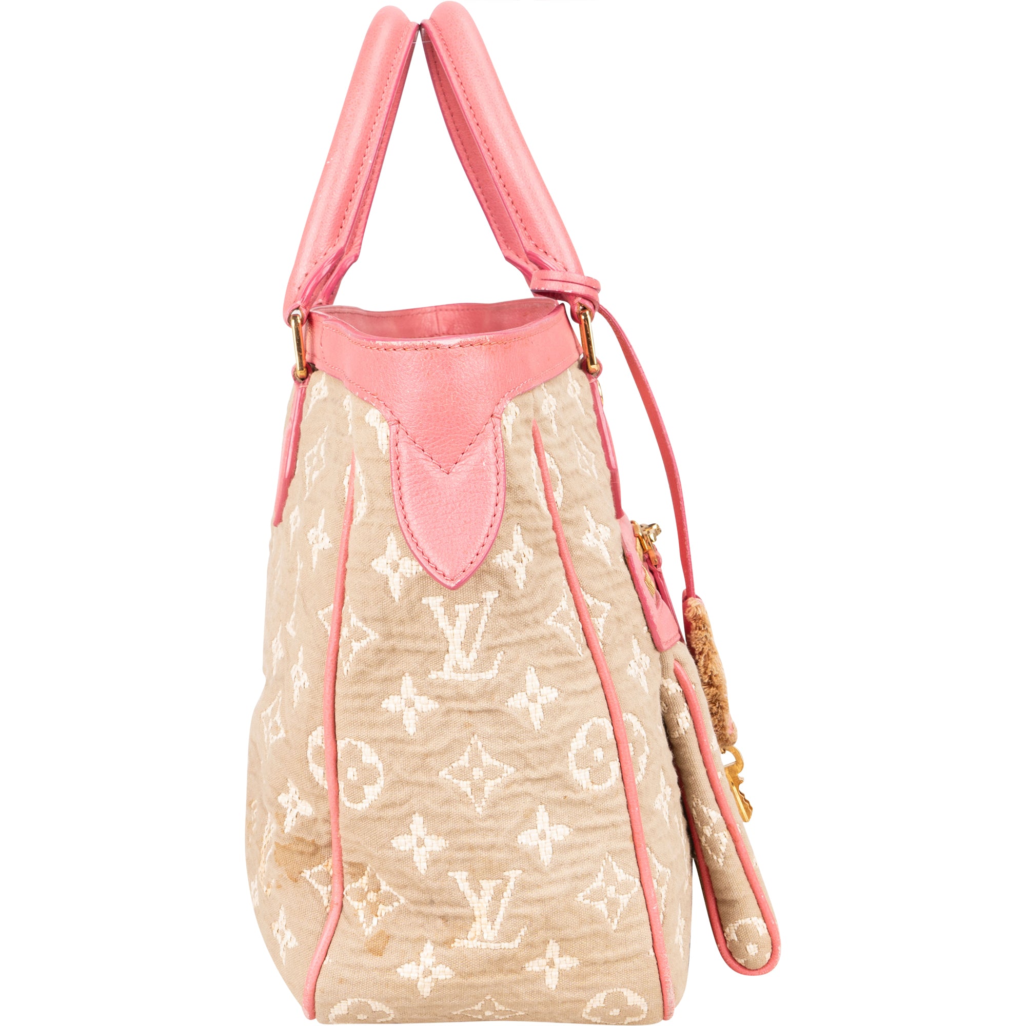 Louis Vuitton Denim Monogram Sabbia Handbag - vintageandkickz