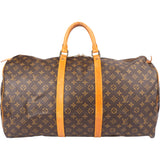 Louis Vuitton Canvas Monogram Keepall 55