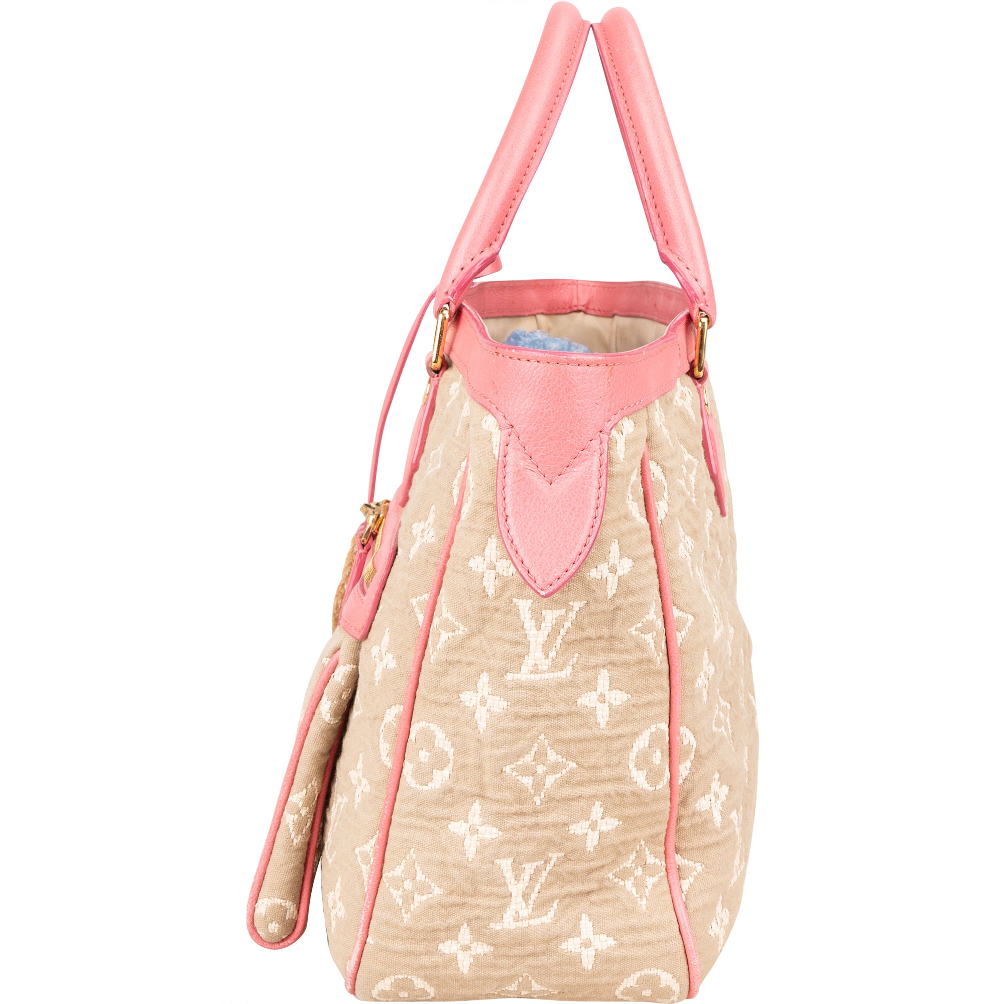Louis Vuitton Denim Monogram Sabbia Handbag - vintageandkickz