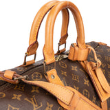 Louis Vuitton Canvas Monogram Keepall 45 Bandouliere