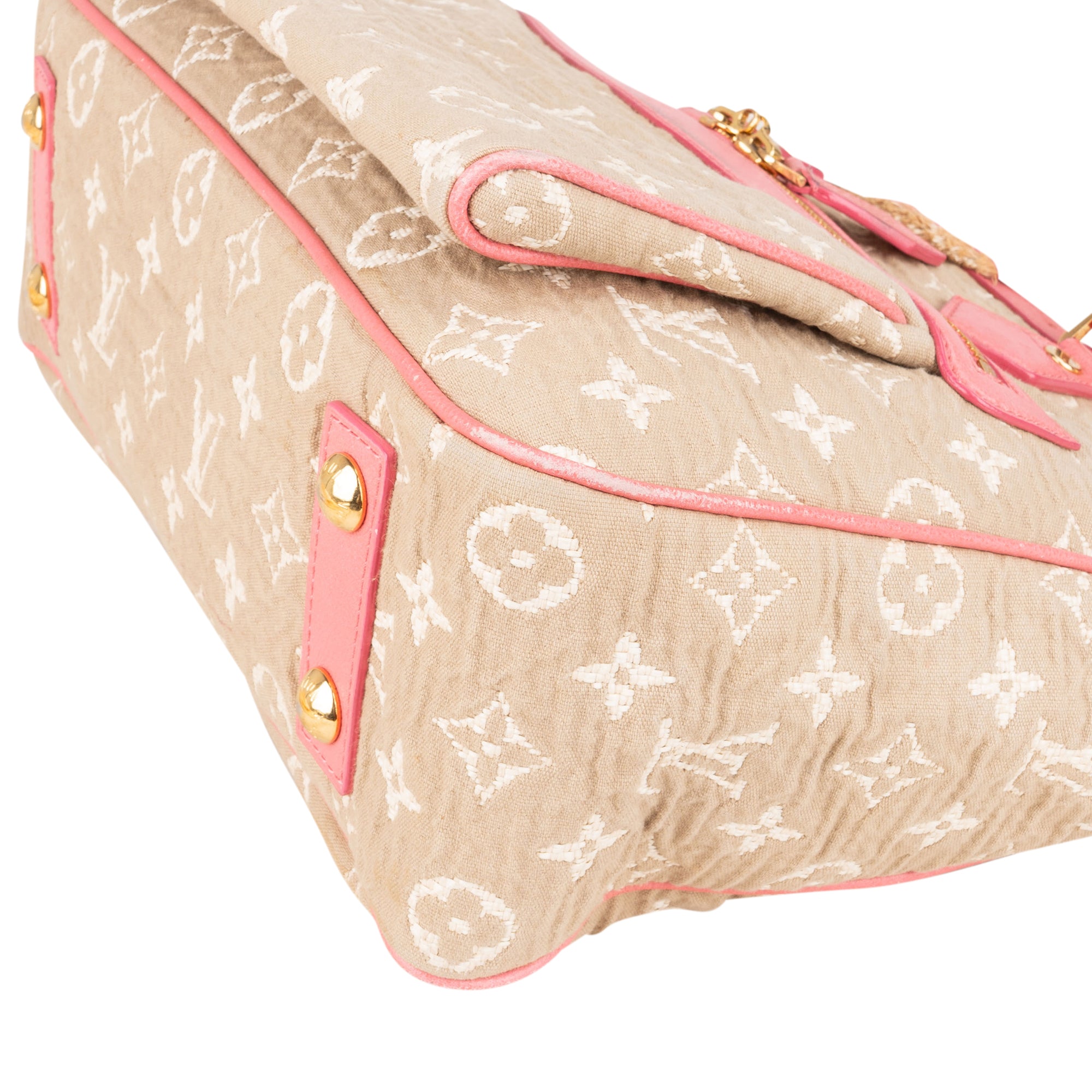 Louis Vuitton Denim Monogram Sabbia Handbag - vintageandkickz