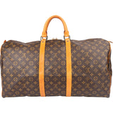 Louis Vuitton Canvas Monogram Keepall 55