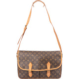 Louis Vuitton Canvas Monogram Gibeciere Crossbody Bag