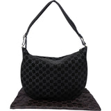 Gucci Suede GG Monogram Hobo Bag