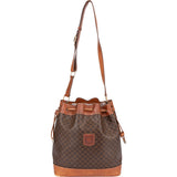 Celine Maccadam Monogram Bucket Shoulder Bag