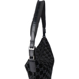 Gucci Suede GG Monogram Hobo Bag