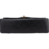 Chanel Quilted Lambskin 24K Gold Double Flap Shoulder Bag