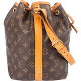 Louis Vuitton Canvas Monogram Sac Noe Petit Shoulder Bag