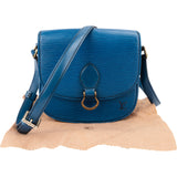 Louis Vuitton Bleu Epi Leather Saint Cloud PM Crossbody Bag