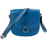 Louis Vuitton Bleu Epi Leather Saint Cloud PM Crossbody Bag