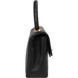 Chanel Quilted Lambskin 24K Gold Single Flap Handbag