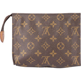 Louis Vuitton Canvas Monogram Poche Toilette 19 Clutch