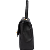 Chanel Quilted Lambskin 24K Gold Single Flap Handbag