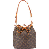 Louis Vuitton Canvas Monogram Sac Noe Petit Shoulder Bag