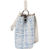 Louis Vuitton Bleu Blanco Tweed Capucines BB Handbag - vintageandkickz