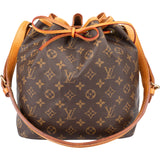 Louis Vuitton Canvas Monogram Sac Noe Petit Shoulder Bag