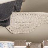 Louis Vuitton Bleu Blanco Tweed Capucines BB Handbag - vintageandkickz