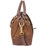 Prada Brown Nylon City Handbag