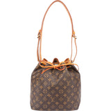 Louis Vuitton Canvas Monogram Sac Noe Petit Shoulder Bag