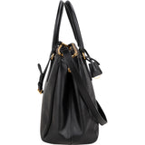 Prada Black Saffiano Leather Galleria Handbag