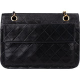 Chanel Quilted Lambskin 24K Gold Single Flap Crossbody Bag