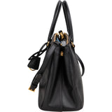 Prada Black Saffiano Leather Galleria Handbag
