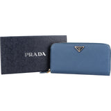 Prada Saffiano Leather Triangle Wallet