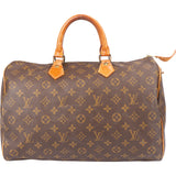 Louis Vuitton Canvas Monogram Speedy 35 Handbag
