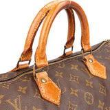 Louis Vuitton Canvas Monogram Speedy 35 Handbag