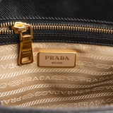 Prada Black Saffiano Leather Galleria Handbag