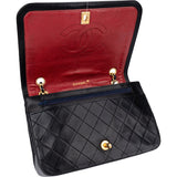 Chanel Quilted Lambskin 24K Gold Single Flap Crossbody Bag