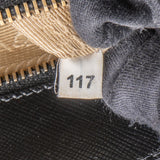 Prada Black Saffiano Leather Galleria Handbag