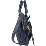 Balenciaga Blue Leather City Handbag