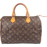 Louis Vuitton Canvas Monogram Speedy 30 Handbag