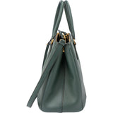 Prada Green Saffiano Leather Galleria Handbag