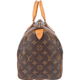 Louis Vuitton Canvas Monogram Speedy 30 Handbag
