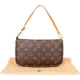 Louis Vuitton Canvas Monogram Pochette Accessoire Handbag