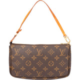 Louis Vuitton Canvas Monogram Pochette Accessoire Handbag