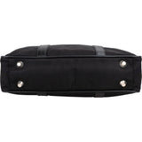 Prada Black Nylon Triangle Business Handbag