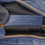 Balenciaga Blue Leather City Handbag