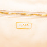 Prada Flower Monogram Canapa Handbag