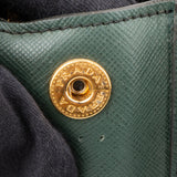 Prada Green Saffiano Leather Galleria Handbag