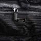 Prada Black Nylon Triangle Business Handbag