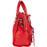 Balenciaga Red Leather City Handbag