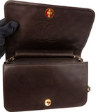 Chanel Quilted Lambskin 24K Gold Single Flap Shoulder Bag