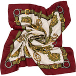 Hermès Silk Cuivreries Tuch Scarf - vintageandkickz