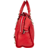 Balenciaga Red Leather City Handbag